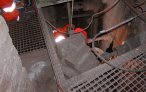 strain gauge measurement at blast furnace shell