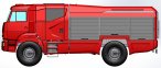 Fire truck prototype at Kamaz chassis